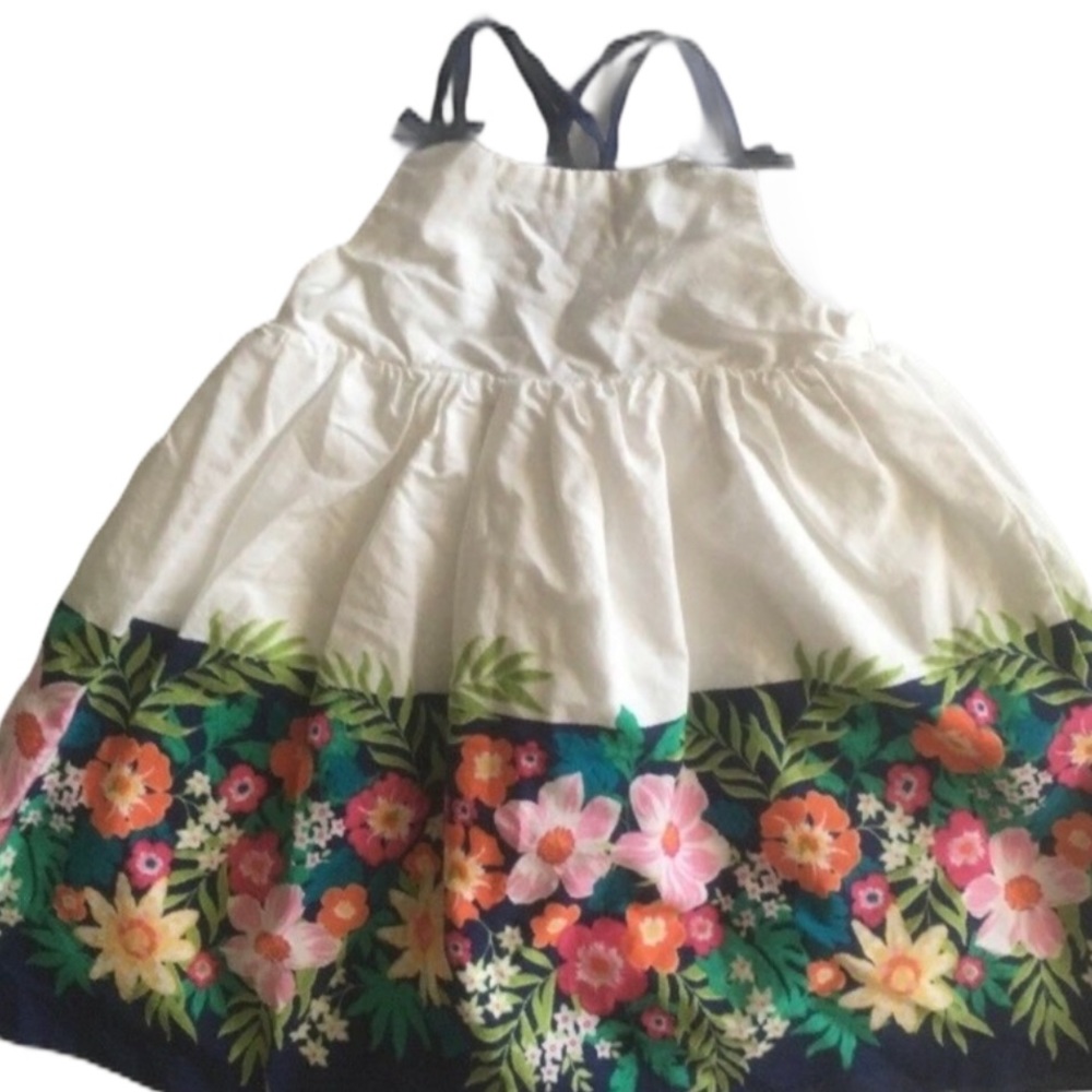 Gymboree Tiny Paradise Floral Jungle Dress 6-12M